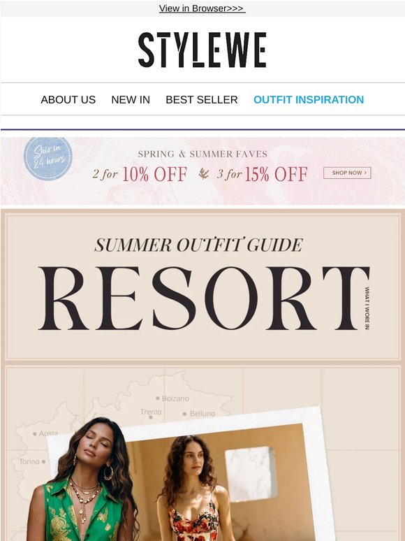 💫 Two Collections. Endless Summer Moments. 20% off with code.