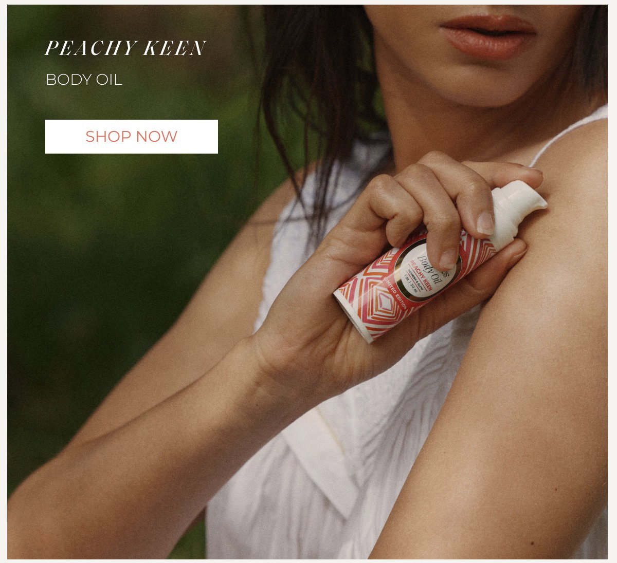Peachy Keen BODY oil SHOP NOW
