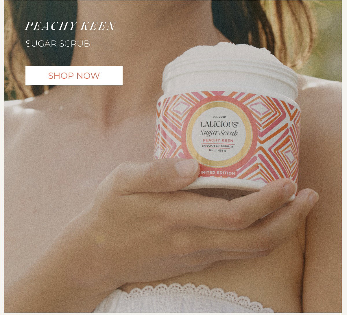 Peachy Keen SUGAR SCRUB SHOP NOW