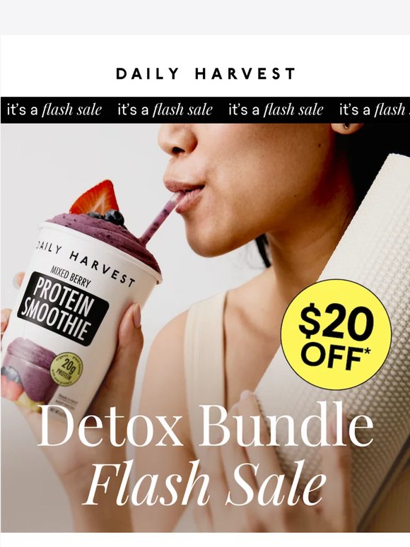 Back by popular demand: $20 off our Detox Bundle