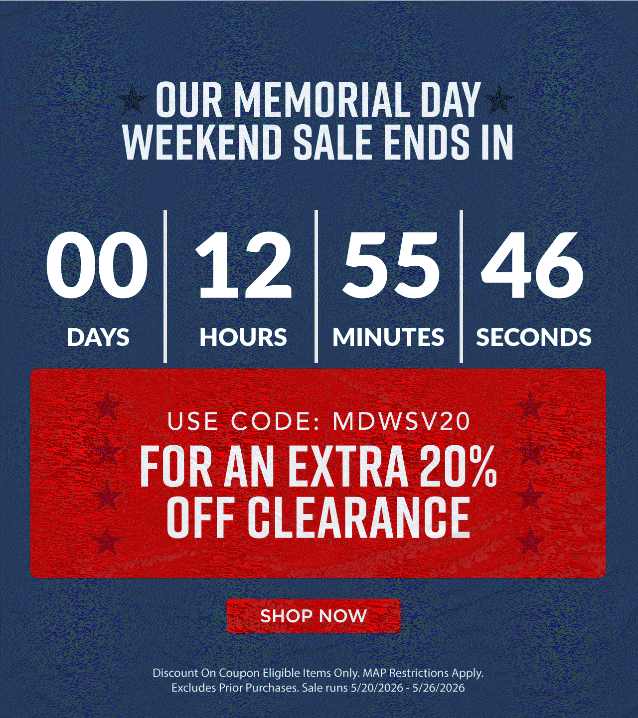 A1 - Our Memorial Day Weekend Sale Is Ending Soon