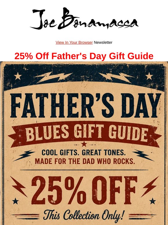 Blues Gifts Dad Actually Wants - Apparel, Drinkware, Music & More! - Shop Today!