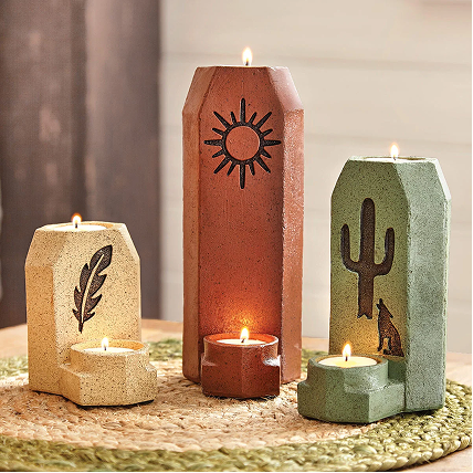 Desert Whisper Candle Holders