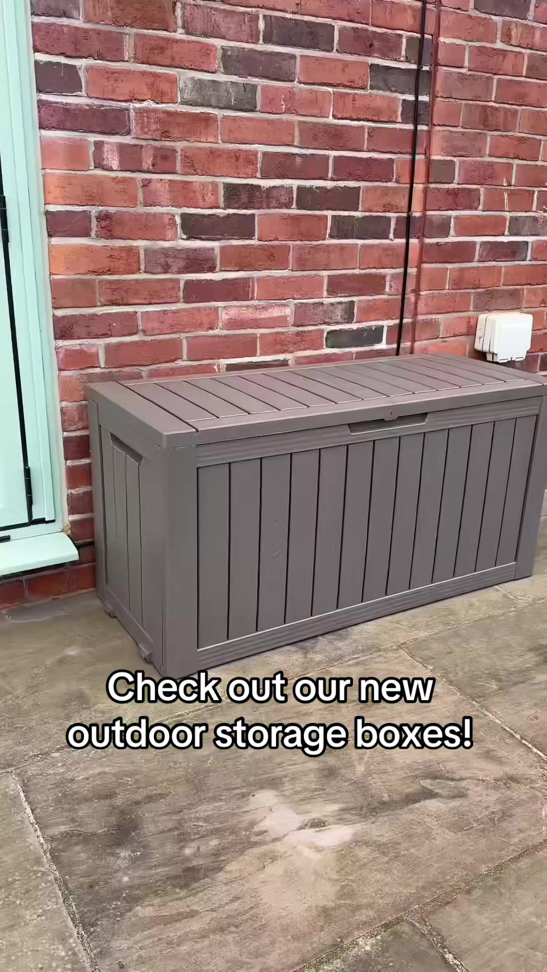 Waterproof Garden Storage Box – 270L
