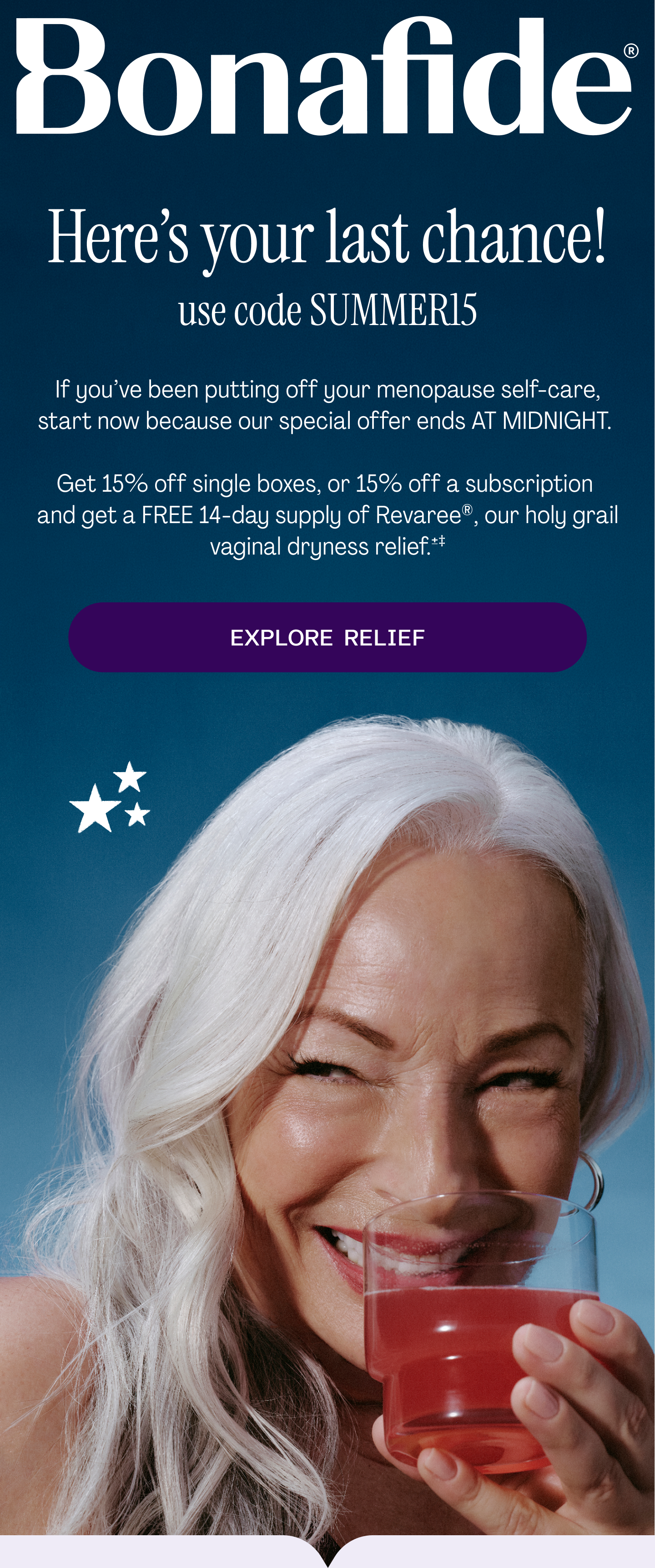 Start your summer with 15% off