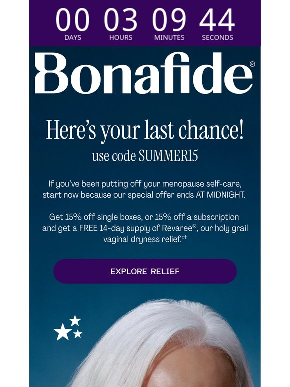 End Menopause Guesswork—Save 15% Sitewide Before Midnight ✨