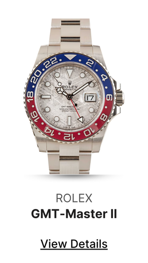 Pre-Owned 18k White Gold Rolex GMT-Master II Ref 126719 Meteorite Dial