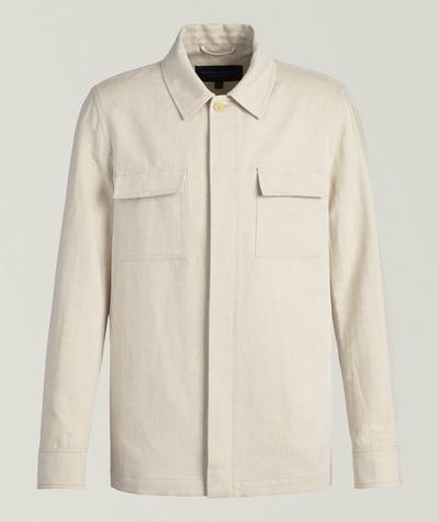 Patrick Assaraf - Linen-Cotton Overshirt