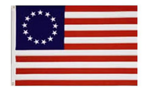 Embroidered Cotton Betsy Ross Flag 