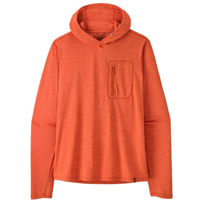 Sudadera Patagonia Ms Cap Cool Sun Hoody Coal Orange - Ligh