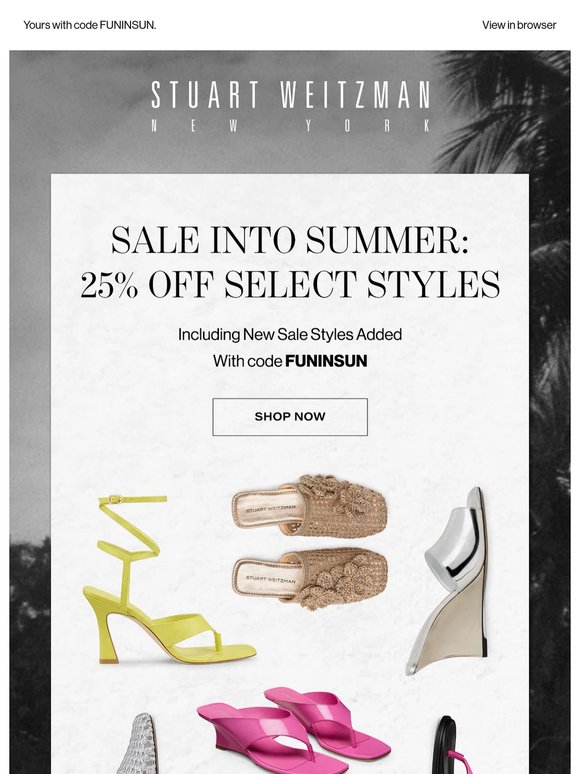 Sale’s Coming in Hot: 25% Off + New Styles Added