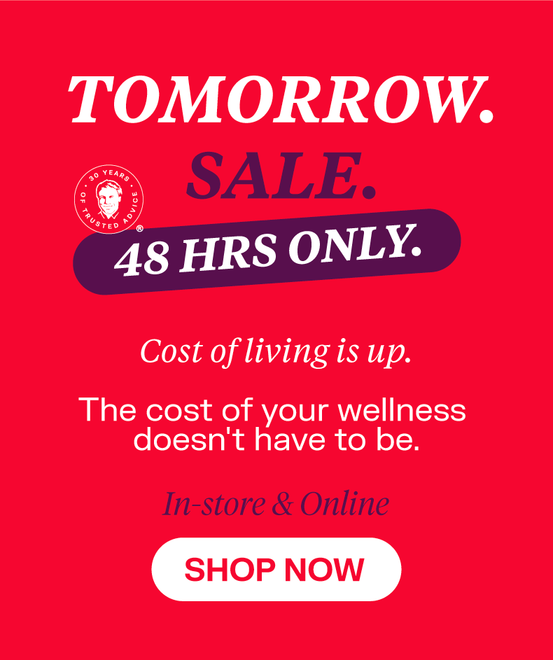 Flash Sale Starts Tomorrow. In-Store & Online
