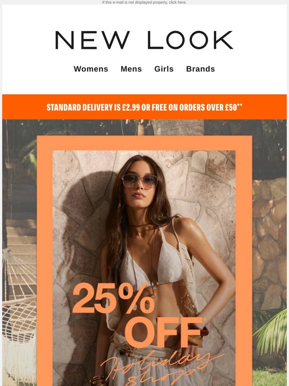 25% OFF holiday-ready styles