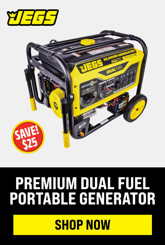 Premium Dual Fuel Portable Generator