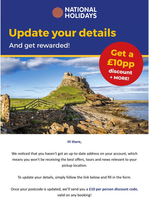 Earn a £10pp voucher!