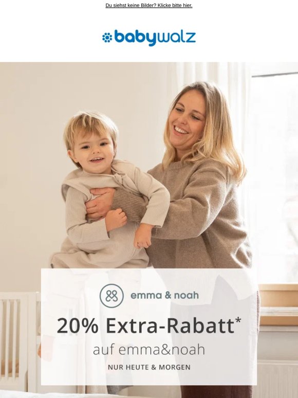 Sanft sparen: 20% auf emma & noah 🌿