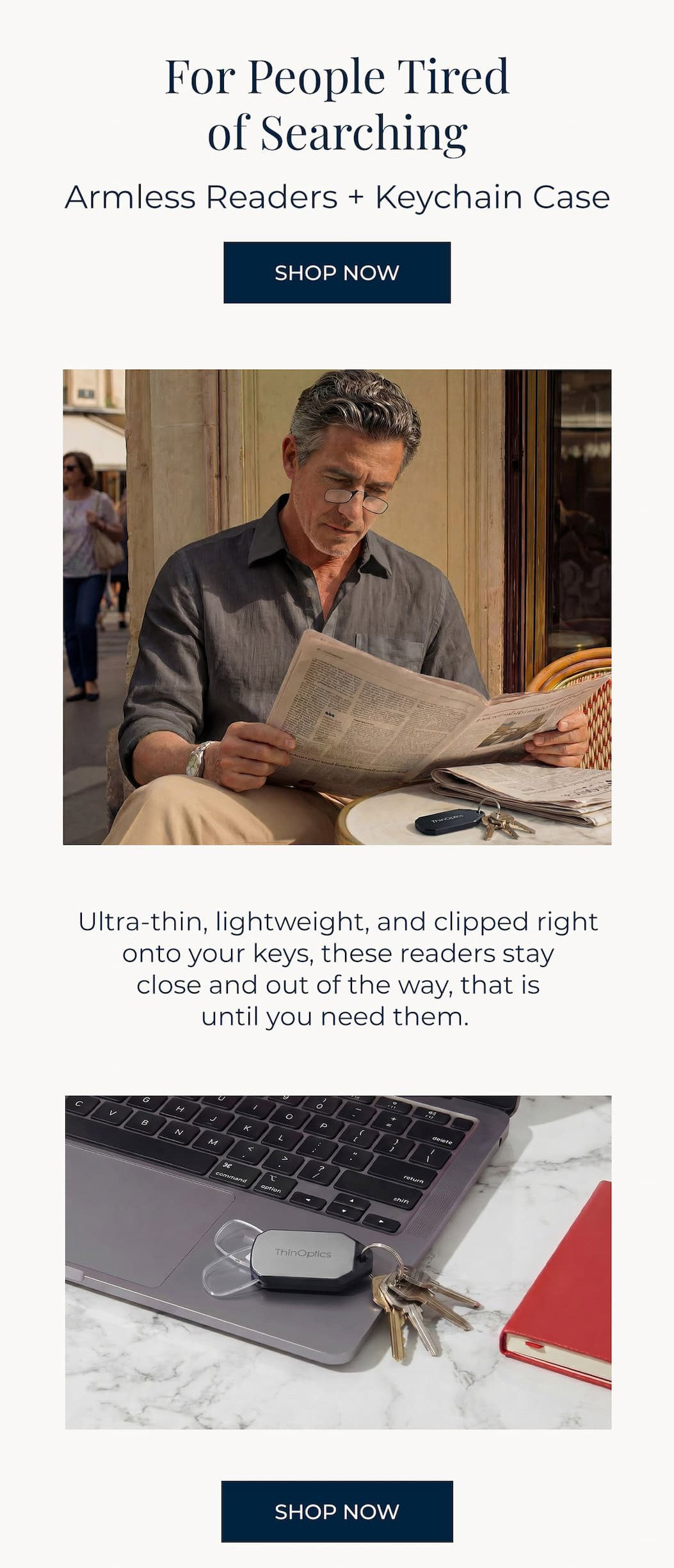 Armless Readers + Keychain Case