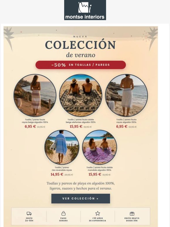 ☀️ Nueva colección de verano hasta -50 %