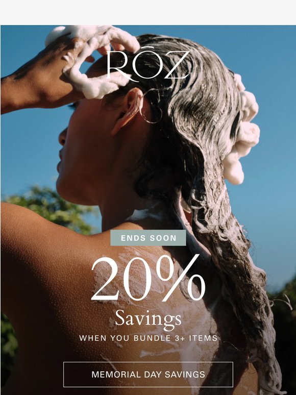 20% Savings END SOON