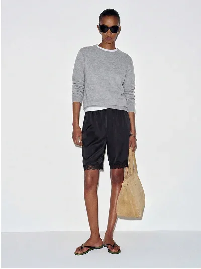 Clara Silk Bermuda Short