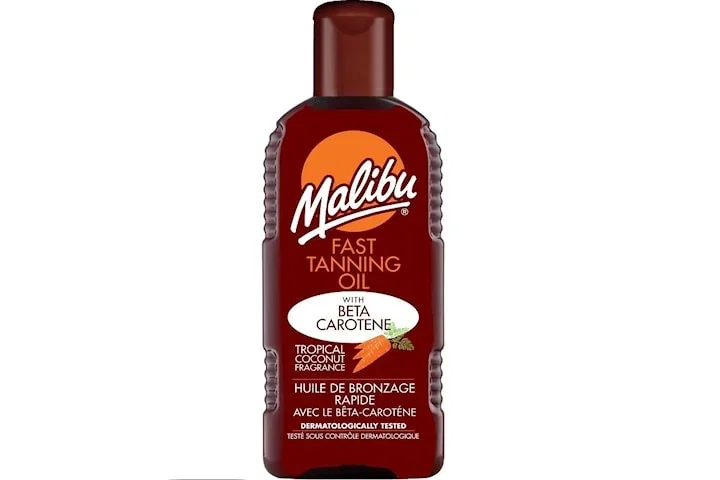 Malibu Fast Tanning Oil with Beta Carotene 200ml