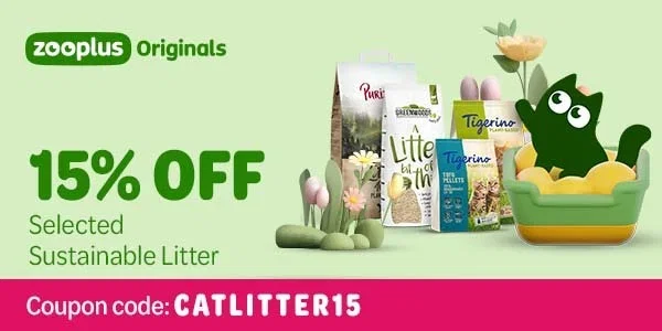 Save 15% on all Tigerino litter with code TIGERINO15