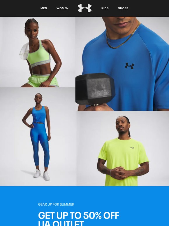 ENDS TODAY: Up to 50% off UA Outlet