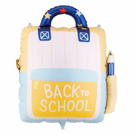 Schultasche Folienballon
