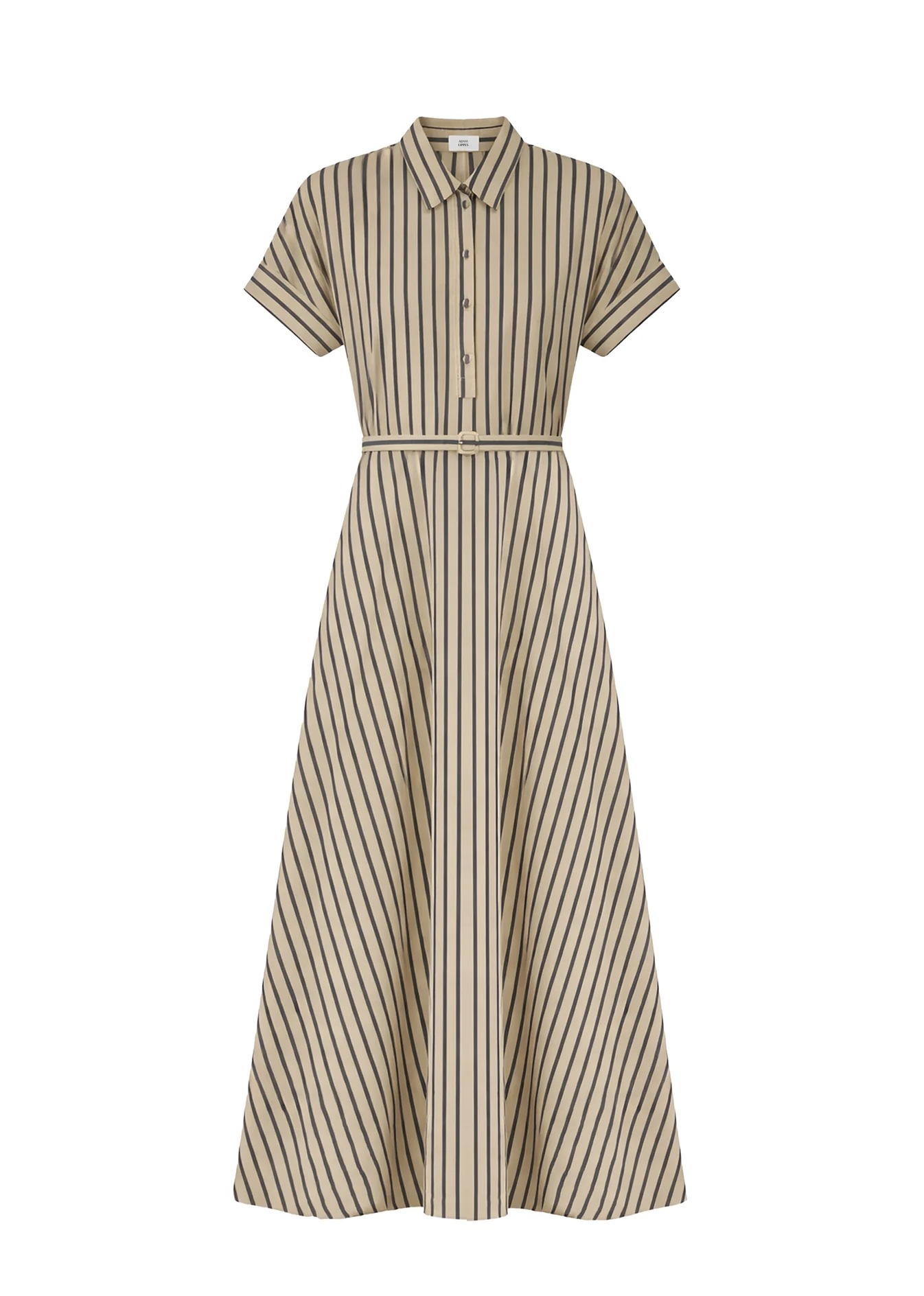 Ghost image of sadie dress in khaki/navy