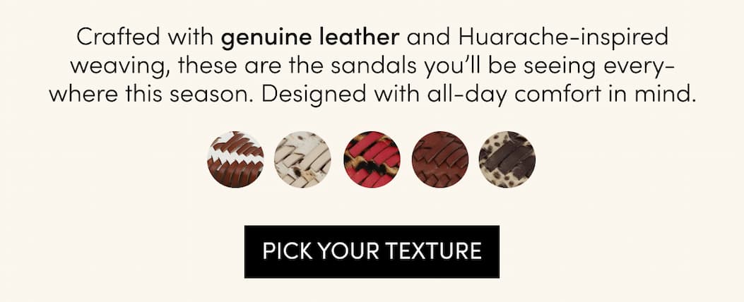 Genuine leather espadrilles