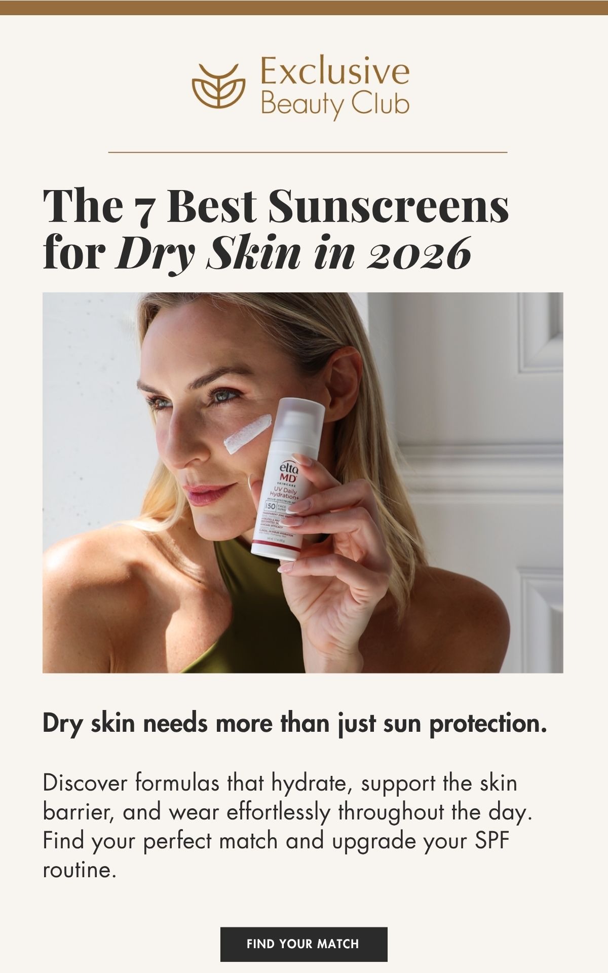The 7 Best Sunscreens for Dry Skin in 2026