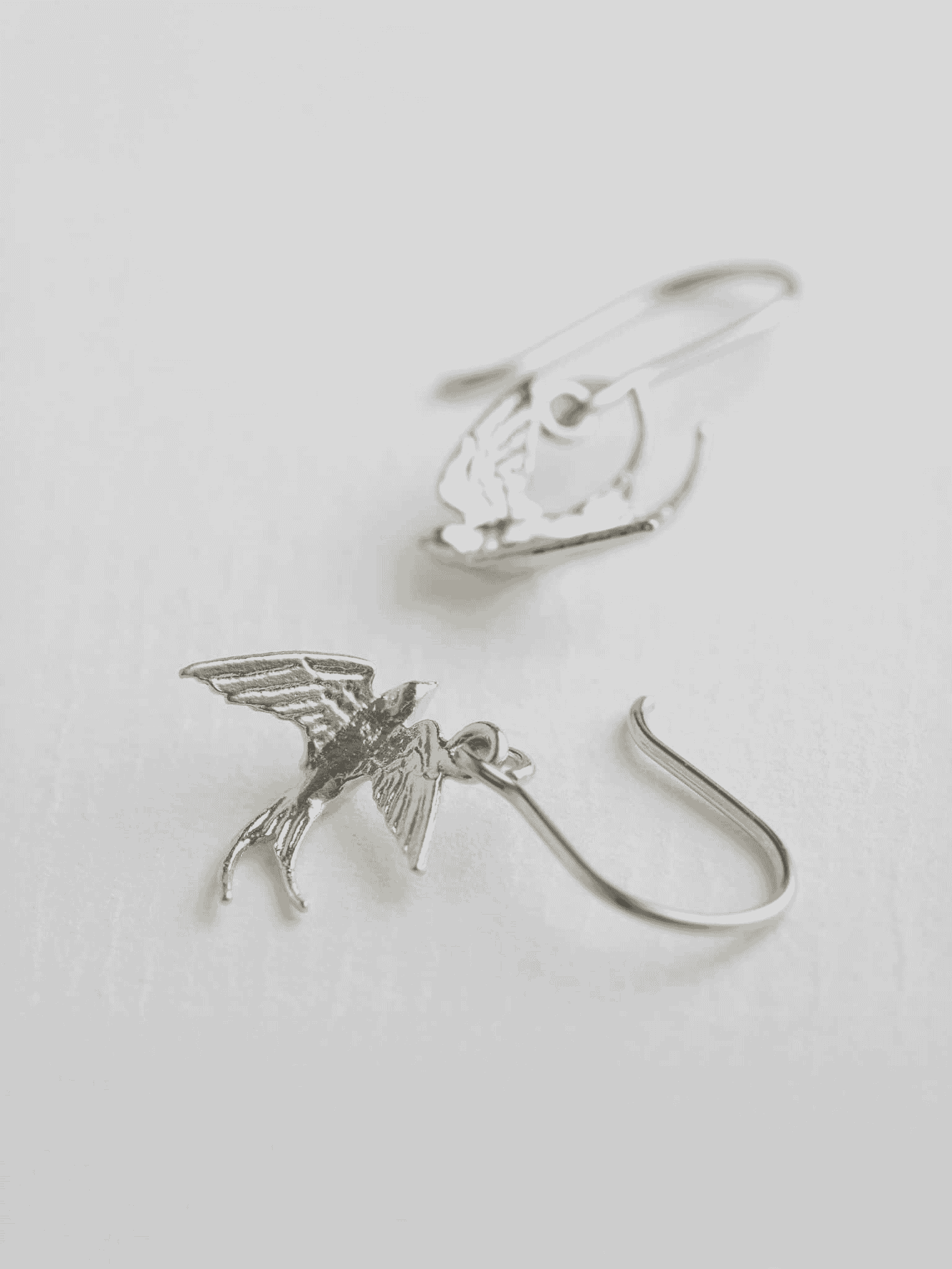 Swooping Swallow Hook Earrings