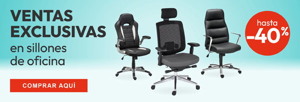 Venta exclusiva de sillones de oficina