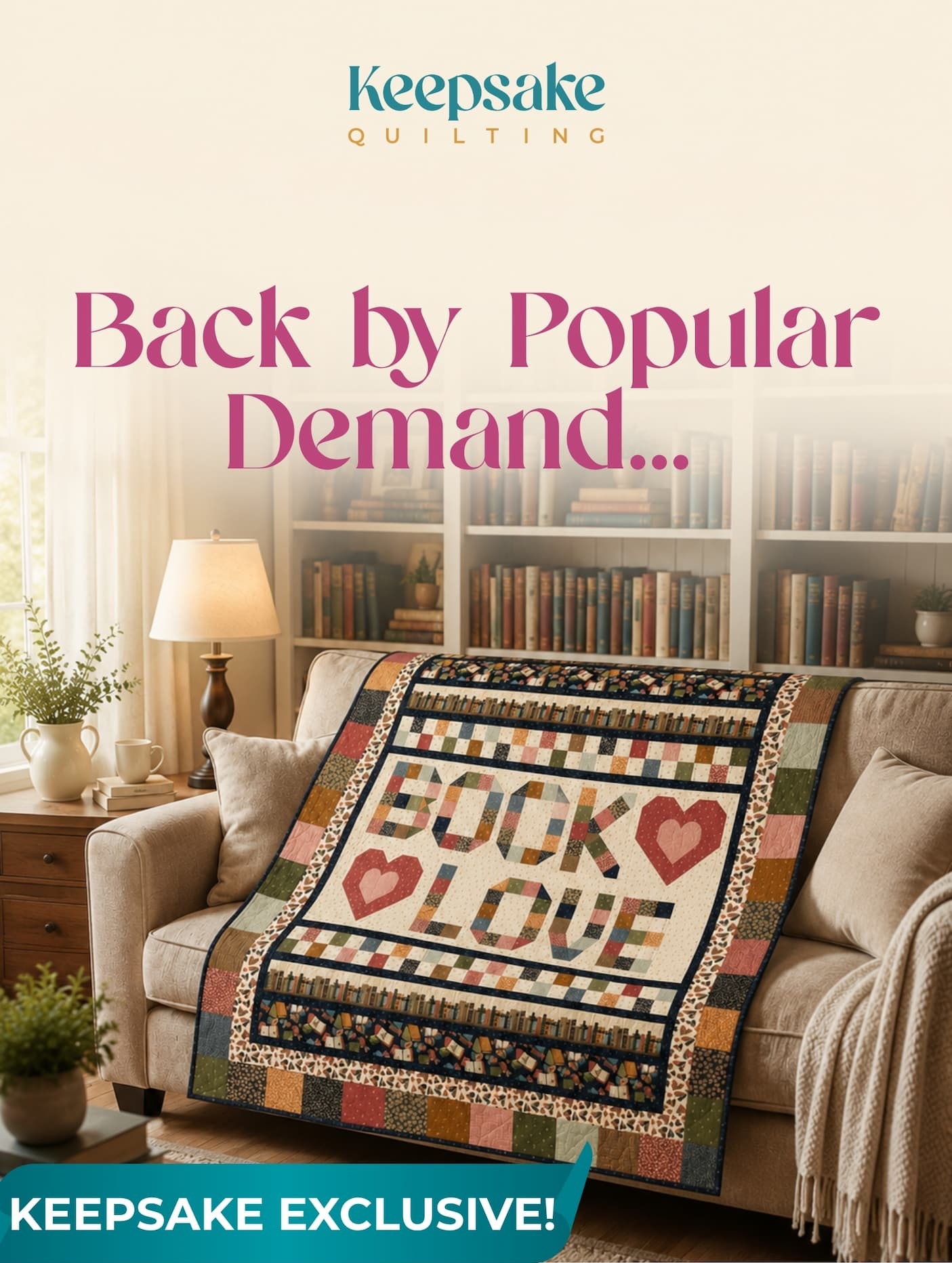 Book Lover's Quilt Kit