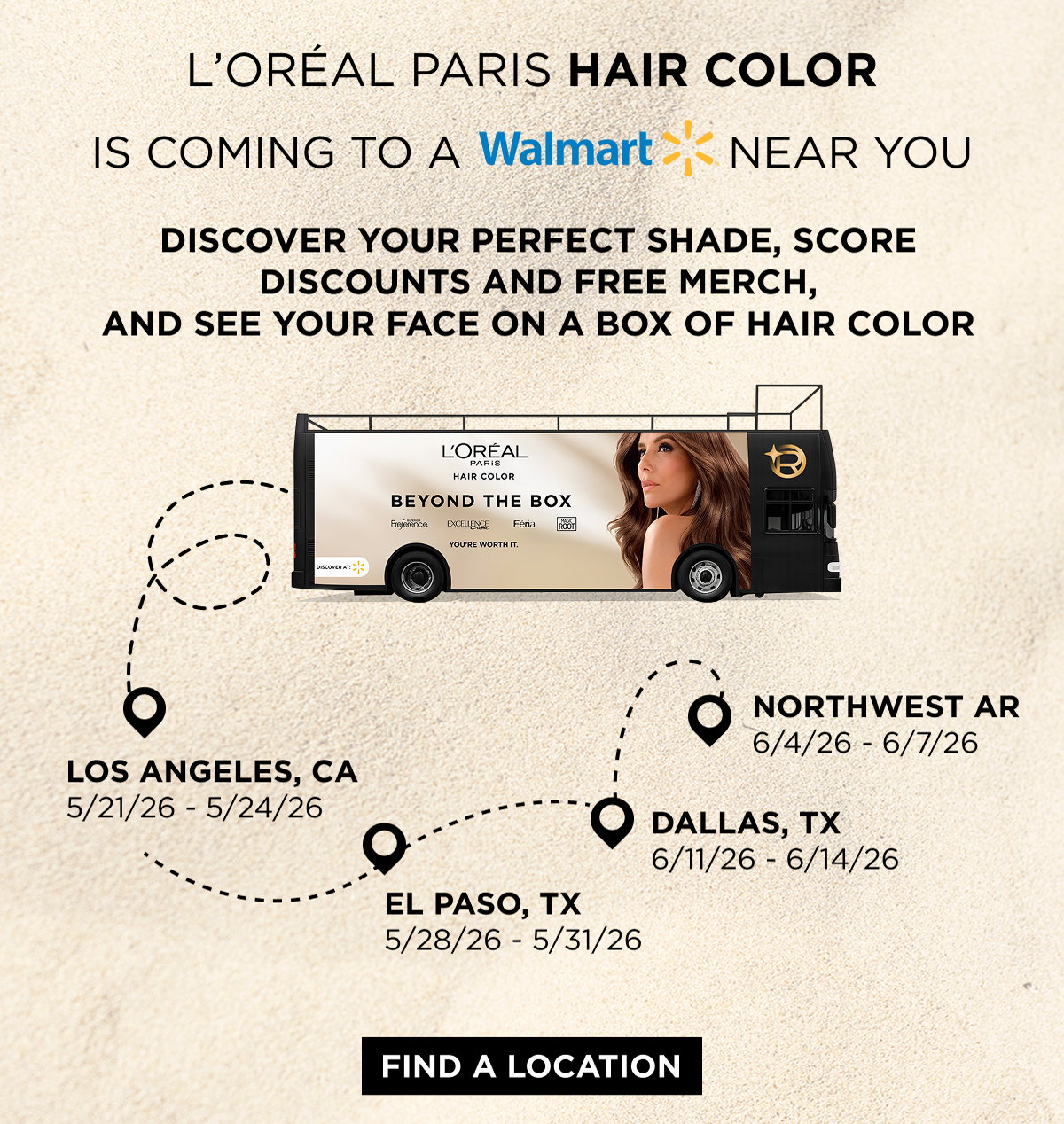 L'oreal Paris coming to a Walmar near you
