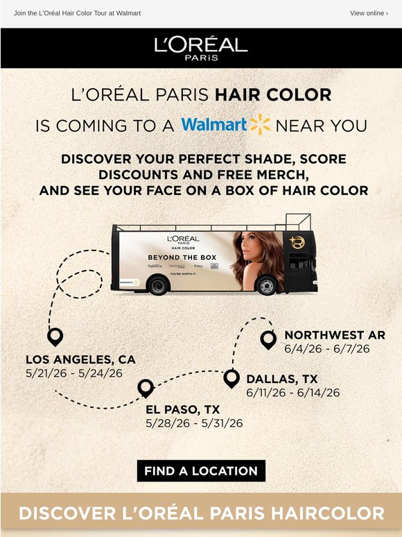Meet us at Walmart: Free merch, discounts, and shade matching ✨