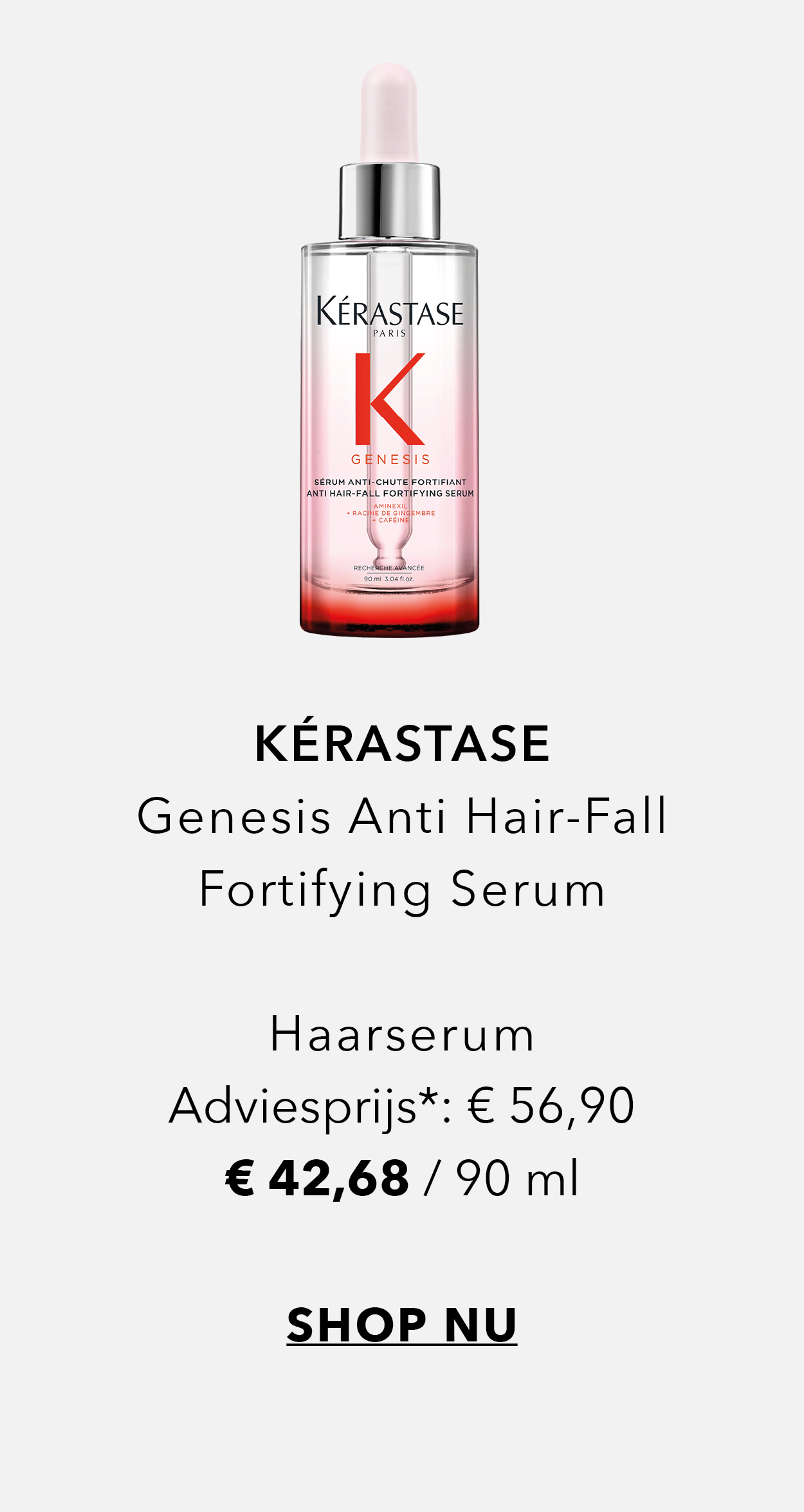 Kérastase Genesis Anti Hair-Fall Fortifying Serum (90 ml) nu voor € 42,68. Shop nu.
