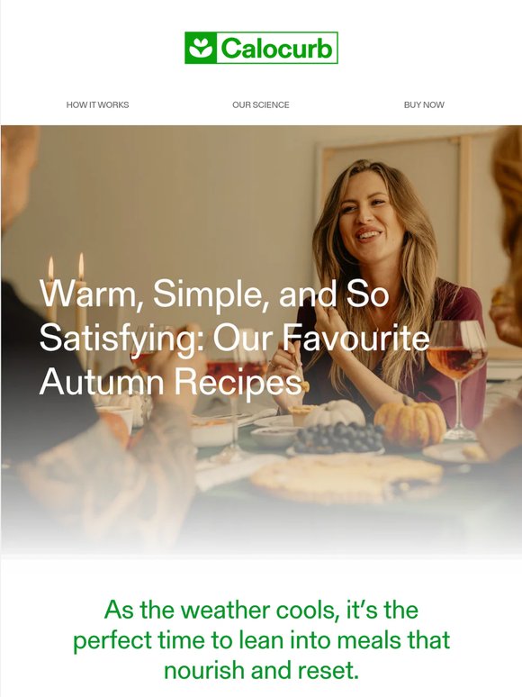 Autumn recipes for keeping full and feeling good 🍂