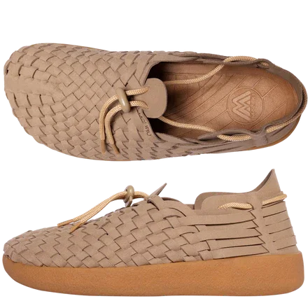 Latigo | Suede Vegan Leather | Rubber | Taupe/Tan