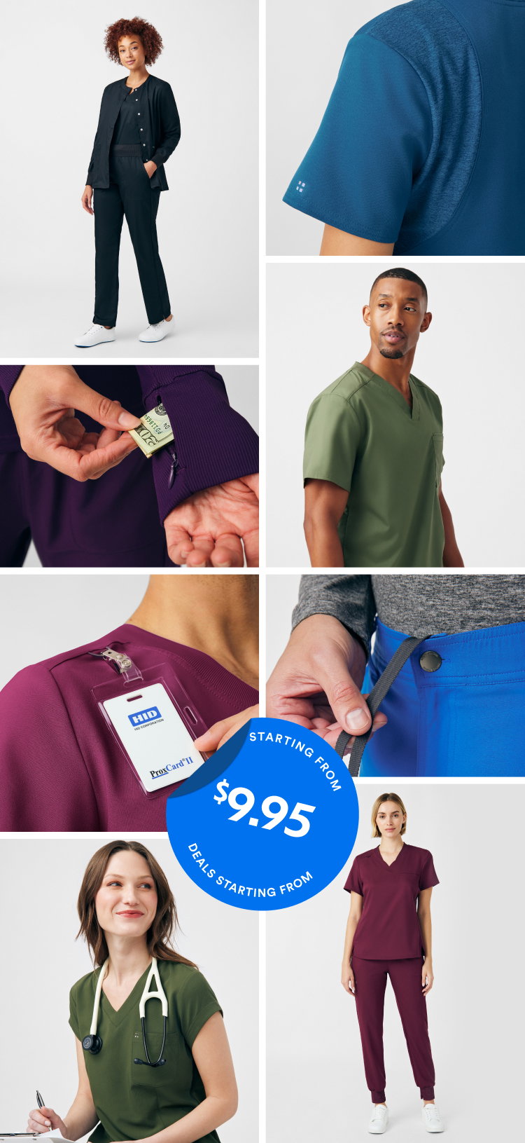 50% Off Your Fave Scrubs | Refresh your workwear rotation with new scrubs designed for comfort through every shift. | Shop Now