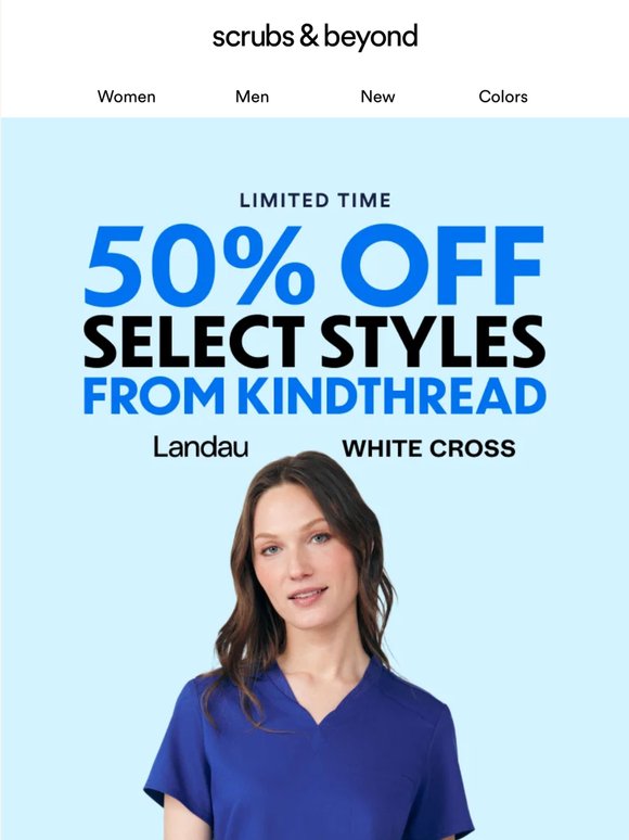 50% OFF Select Styles From Kindthread