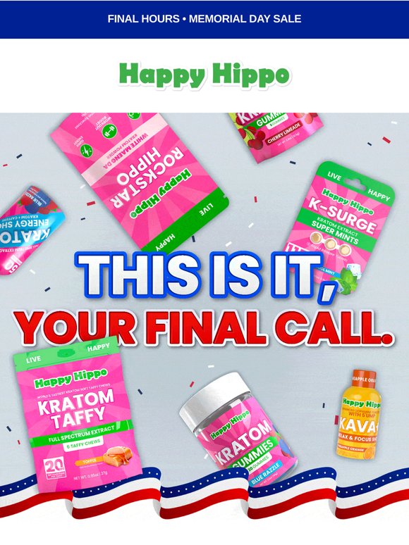 Hey Friend, Your 30% Ends Tomorrow