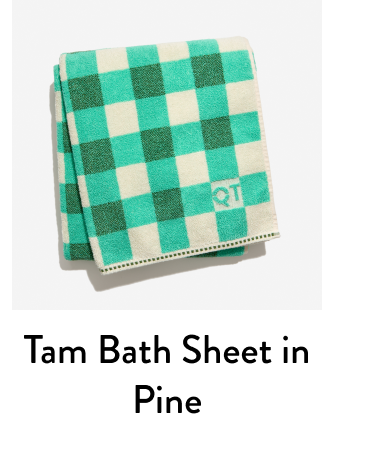 Tam Bath Sheet in Pine