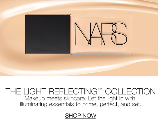 Slot 3: Makeup meets skincare. Let the light in with illuminating essentials to prime, perfect, and set from The Light Reflecting™ Collection.