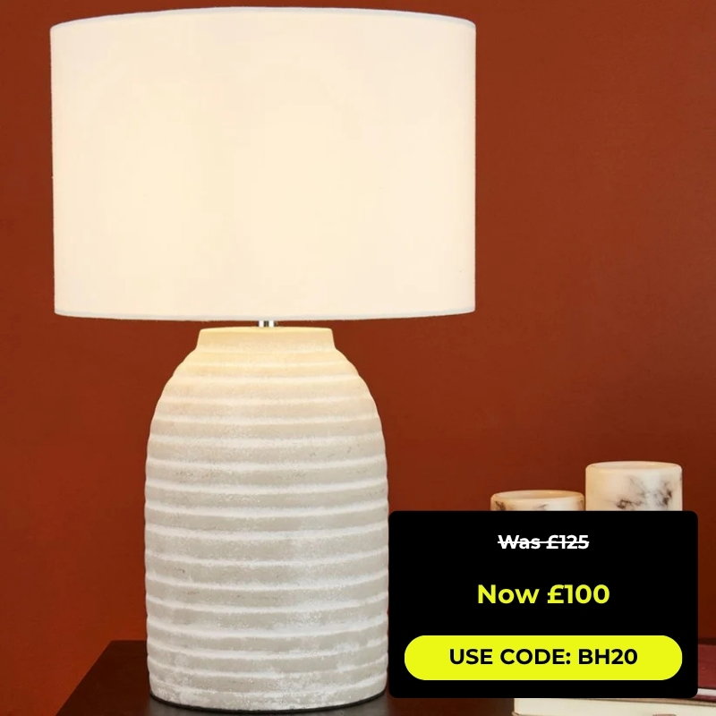 Jennie Cream Ceramic Table Lamp