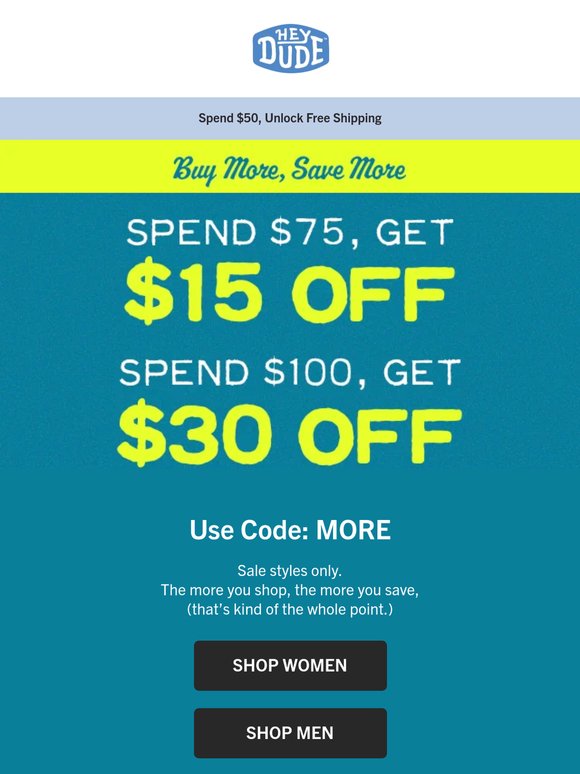 How does $15 off your order sound?