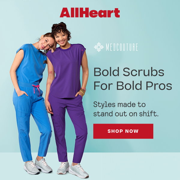 MedCouture. Bold Scrubs for Bold Pros. 