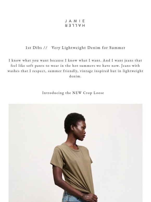 1st Dibs // The New Lightweight Italian Denim