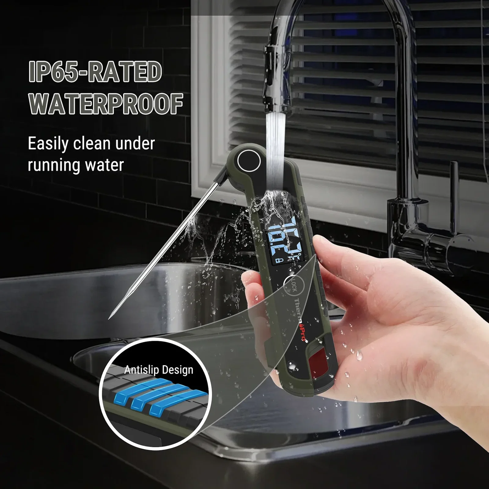 TempPro TP620W Digital Instant-Read Meat Thermometer