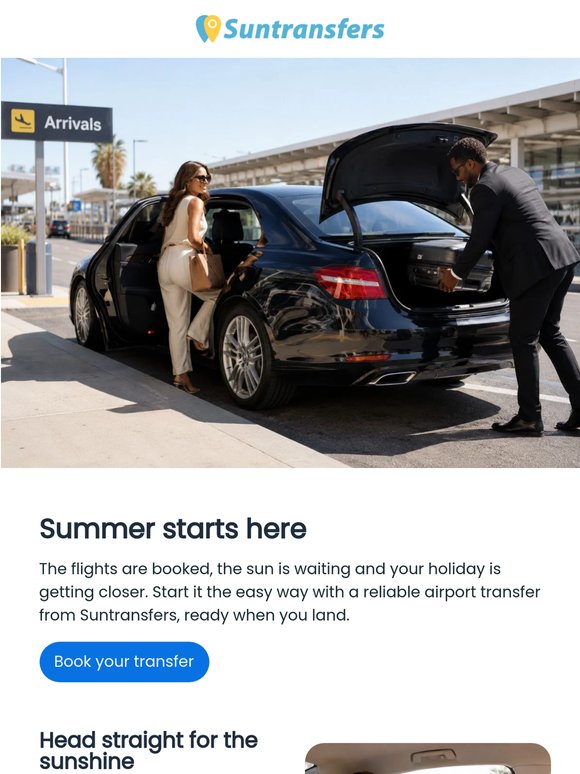 Your summer starts when you land